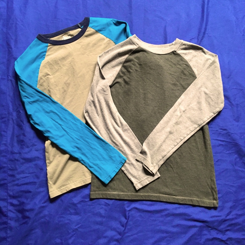 Bundle 2 Long sleeve shirts Boys Size L